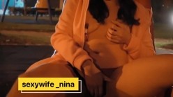 极品露出女神淫妻“Sexywife”公园啪啪 给粉丝口交 白嫩长腿 白虎嫩鲍