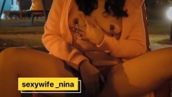 极品露出女神淫妻“Sexywife”公园啪啪 给粉丝口交 白嫩长腿 白虎嫩鲍