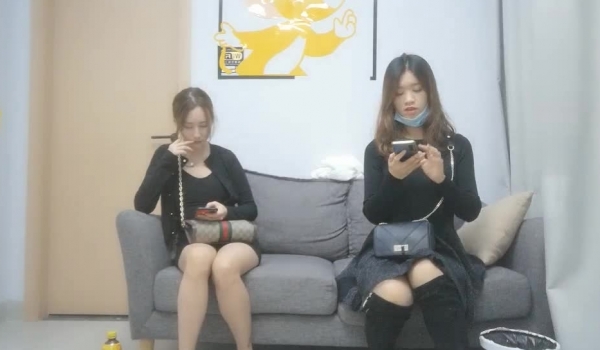 来了两个妹子，一个很漂亮的少妇另一个很丑，当然留