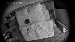 新流出酒店安防摄像头偷拍两对情侣啪啪睡袍美女被沙发操到床上